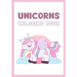 Unicorns coloring book