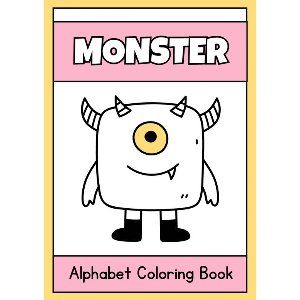Alphabet Coloring with Monster