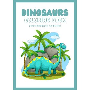 Dinosaurs coloring book