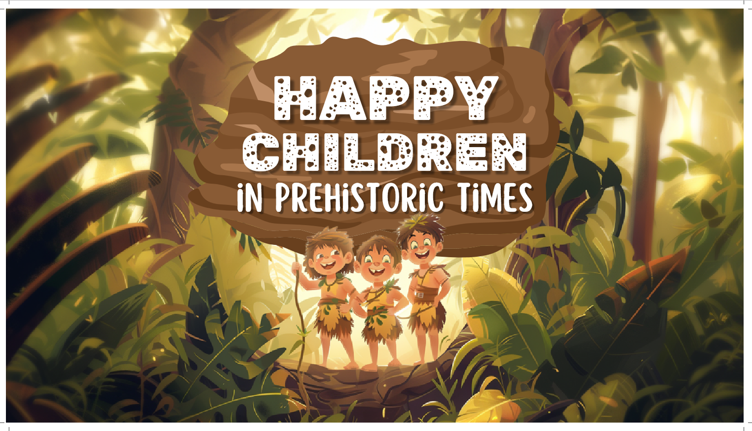 Happy Children in Prehistoric Times