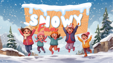 Snowy Fun – A Children's Winter Reading Book for Kids