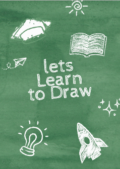 Let's Draw in 4 Steps – How to Draw Book for Kids with Step by Step Drawing Guide