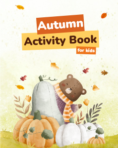Autumn activity book — colors , weather, shadow matching activity pack for children ages 3-5 by Happy Giraffe Studio