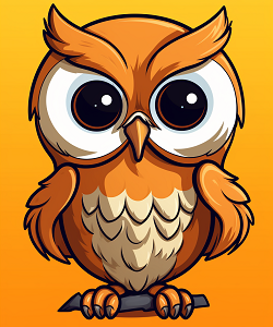 Cute Owl Coloring Book for Kids Book 2 — dazzling rainbow magical owl colouring pages for ages 4-9 by Happy Giraffe Studio
