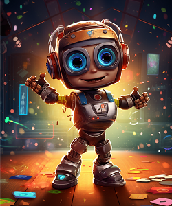 Robot Coloring Book for Kids Volume 2 — fresh crazy cool robot colouring pages for ages 4-9 by Happy Giraffe Studio