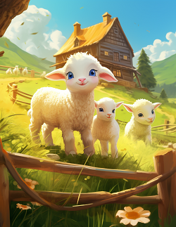 Farm Animals Coloring Book for Kids Book 1 - Cute Farm Animals Ages 3-8