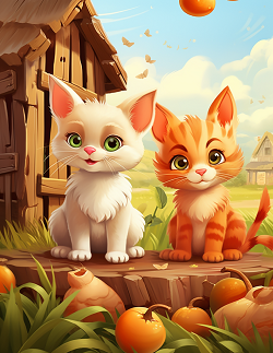 Farm Animals Coloring Book for Kids Book 5 - Cute Farm Animals Ages 3-8