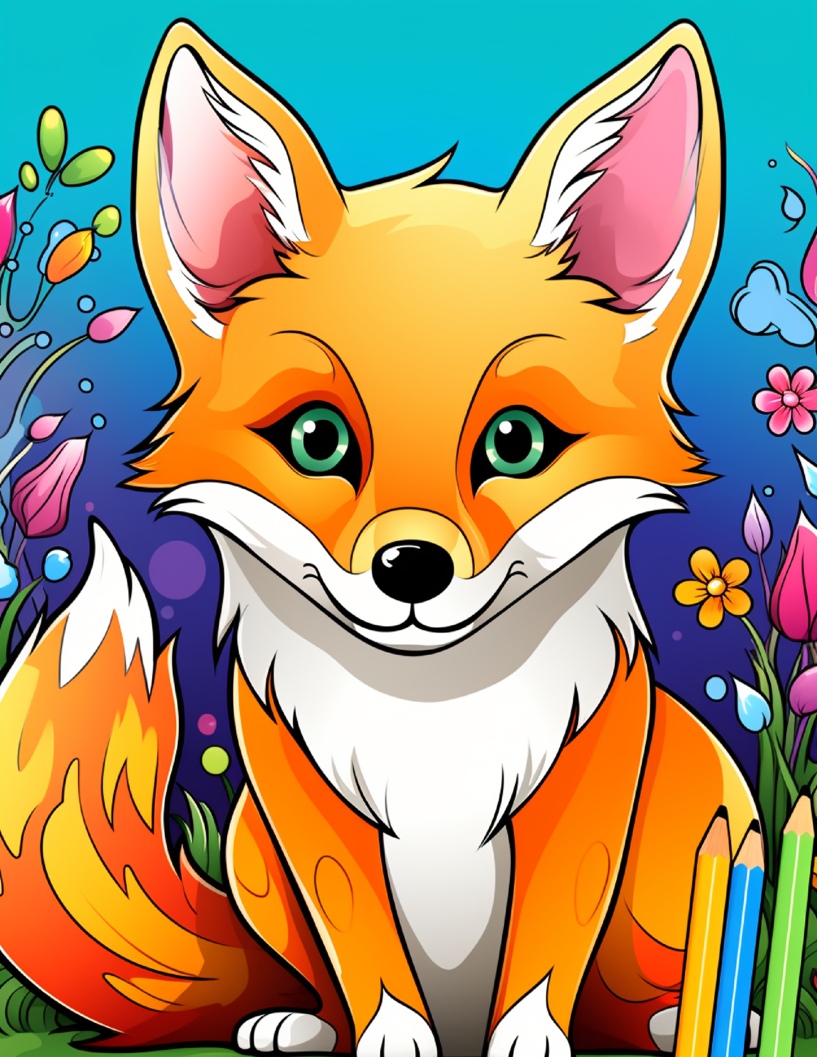 Fun Mixed Pages Coloring Book Part 2 for Kids Ages 4-9 | Happy Giraffe Studio