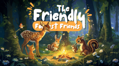 The Friendly Forest Friends - Friendship & Community Children's Reading Book | Happy Giraffe Studio
