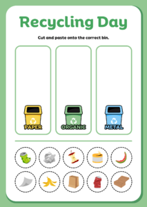 free worksheets-sort and recycle3